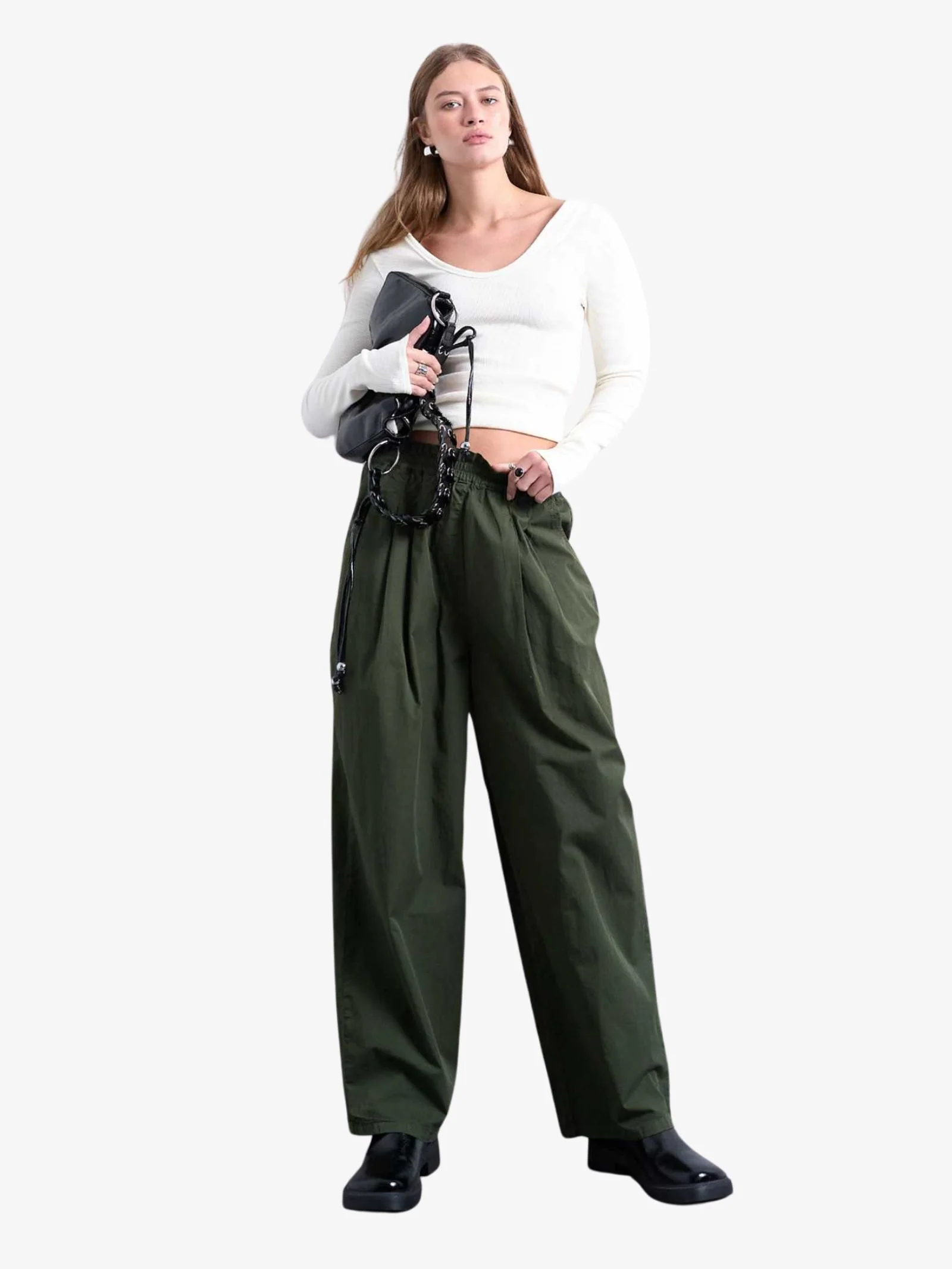 Pleated Balloon Jogger