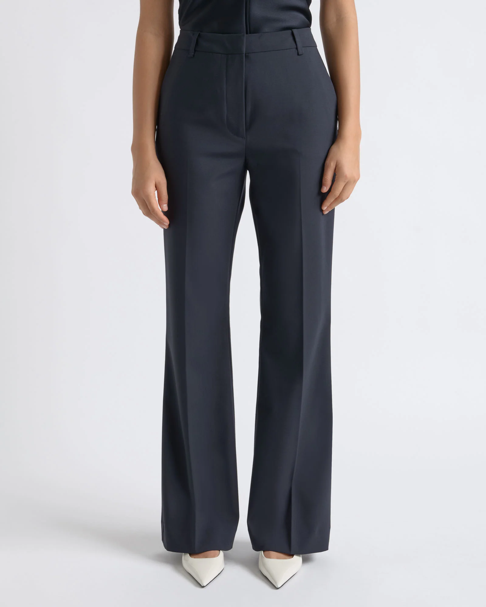 High Waisted Straight Leg Pant
