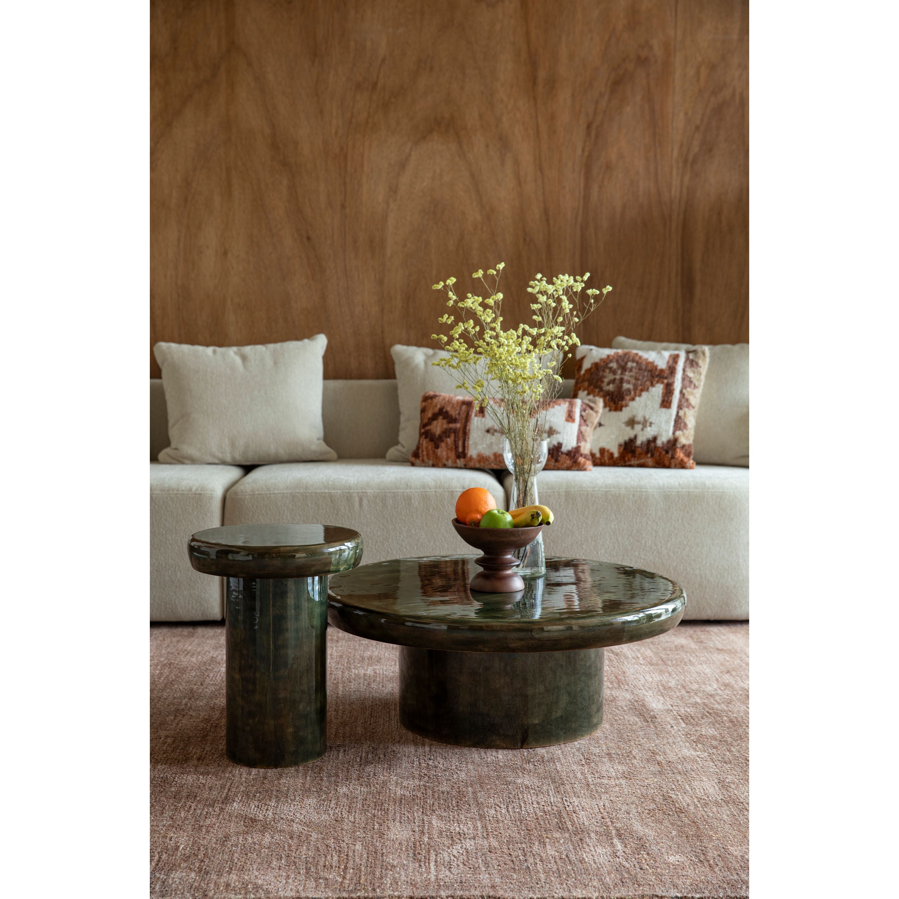 Dutchbone Mush Salontafel 60 cm - Groen