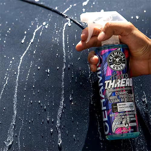 Chemical Guys Hydro Thread Car Ceramic Fabric Protectant & Stain Repellent Spray, 473-mL