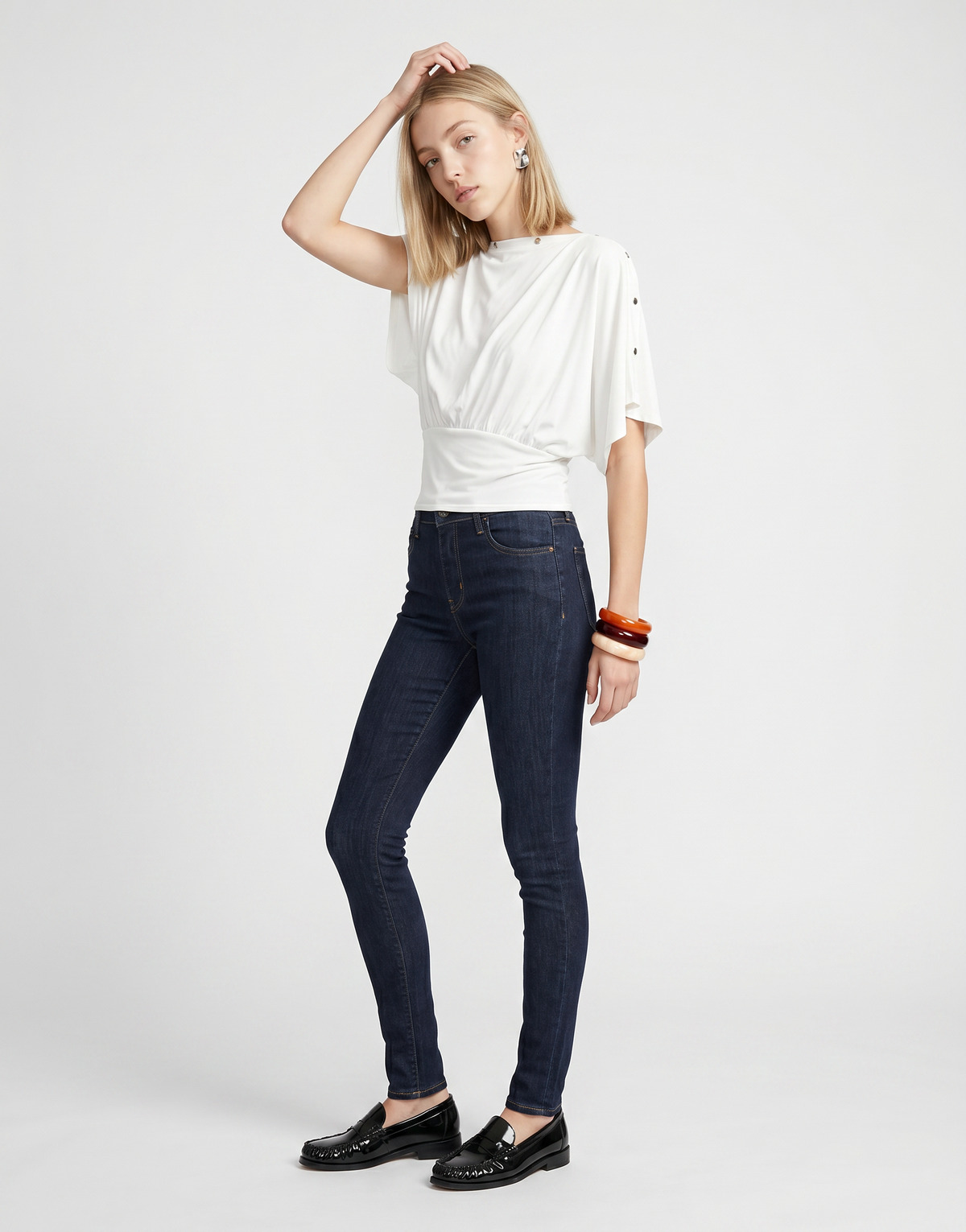 Levi's - 720 HIRISE SUPER SKINNY - Marine