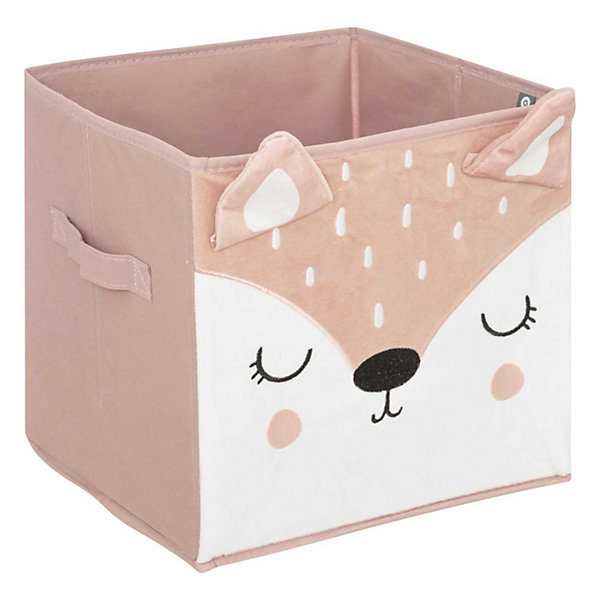 Lot de 2 boites de rangement Biche en velours
