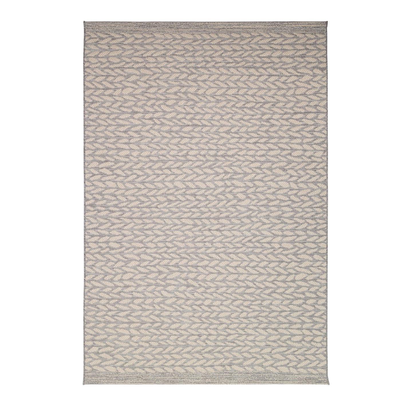 AFK Living vloerkleed - voor binnen en buiten - grijs - 80 x 200 cm