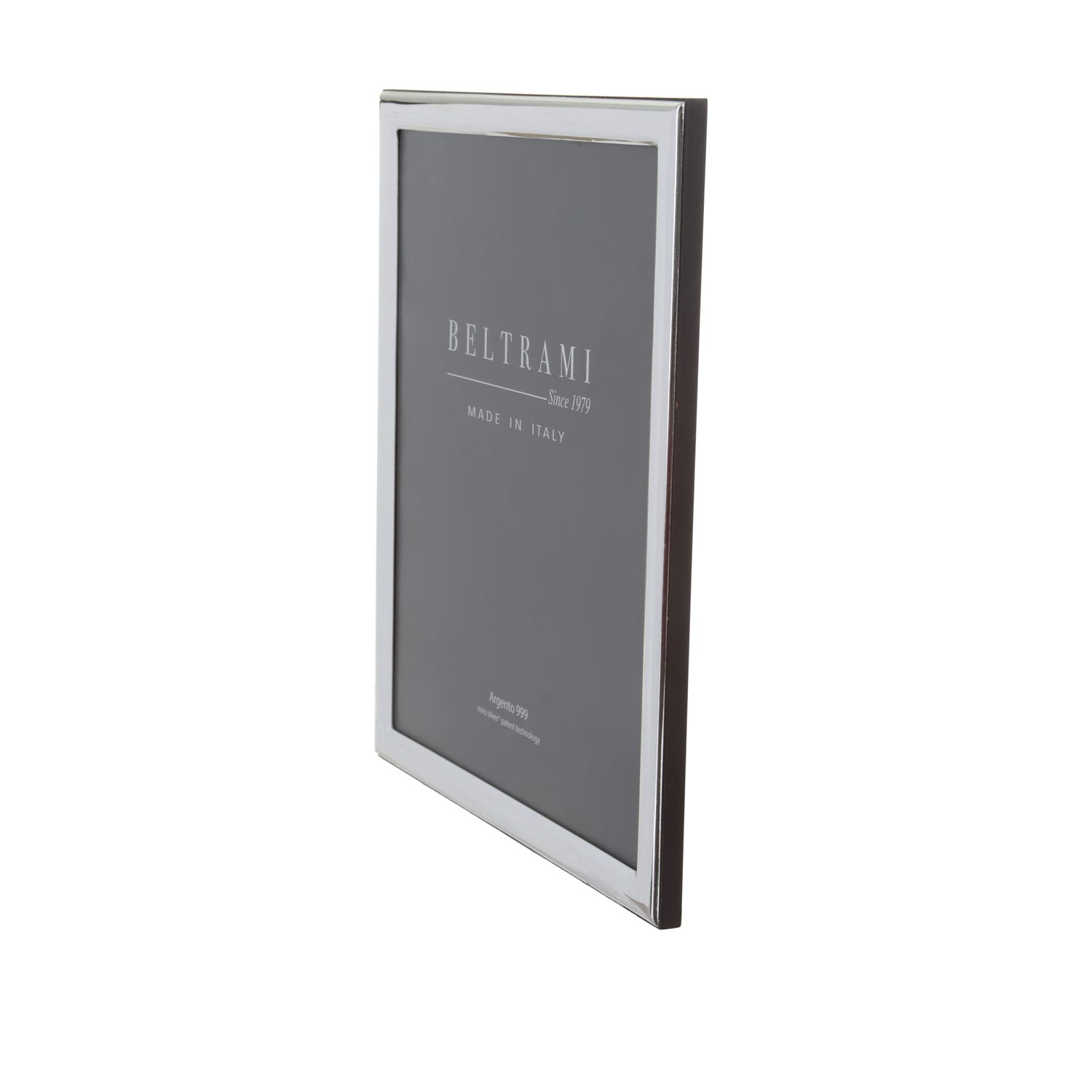 Portafoto Strettissima foto 20x25 cm Beltrami con argento Miro Silver