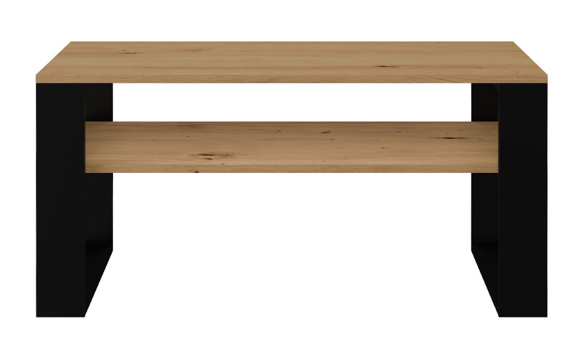 Stolik kawowy ława Modern 1P - Dąb artisan czerń
