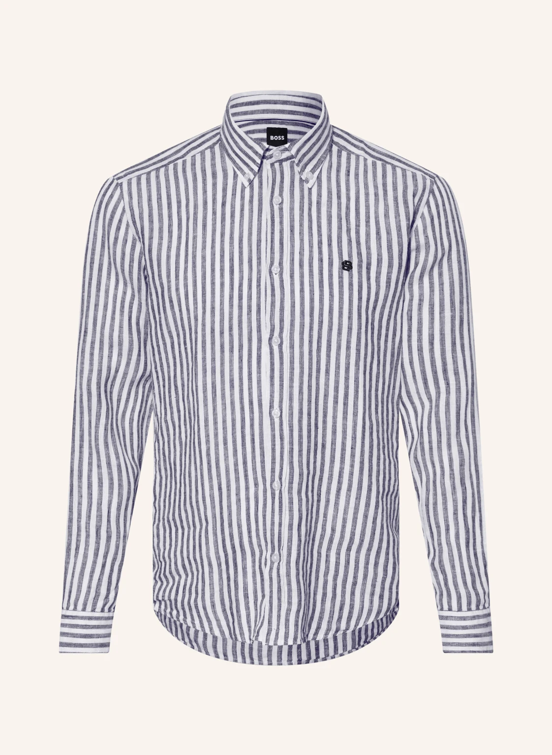 BOSS Leinenhemd LIAM Regular Fit