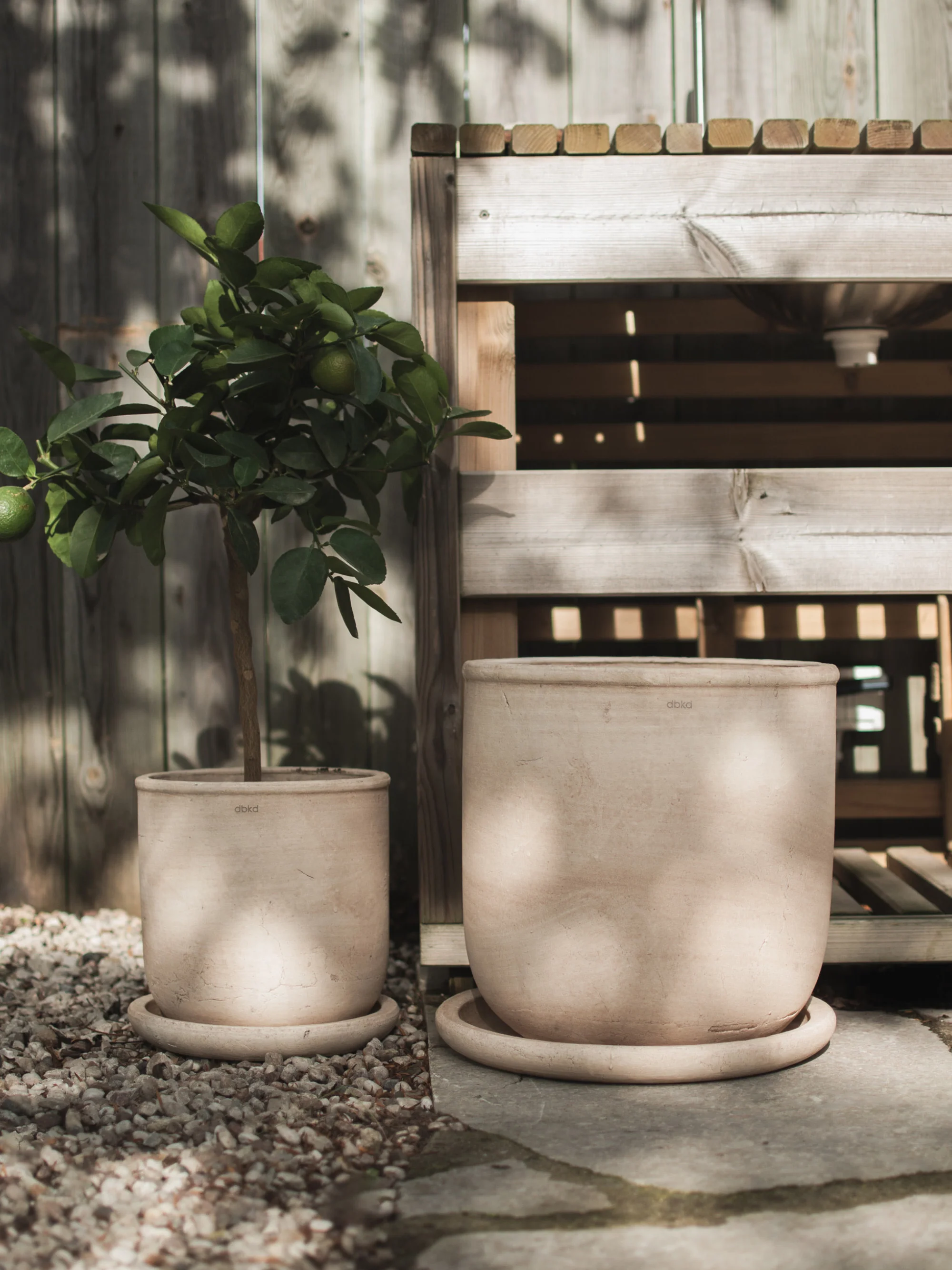 Outdoor-Blumentopf Terra aus Terrakotta, H 36 cm