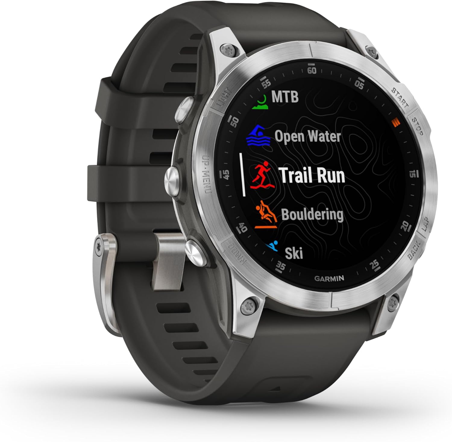 Garmin epix Gen 2  Premium Active smartwatch  Touchscreen AMOLED Display  Adventure Watch with Advanced Features  Slate Steel (Renewed)