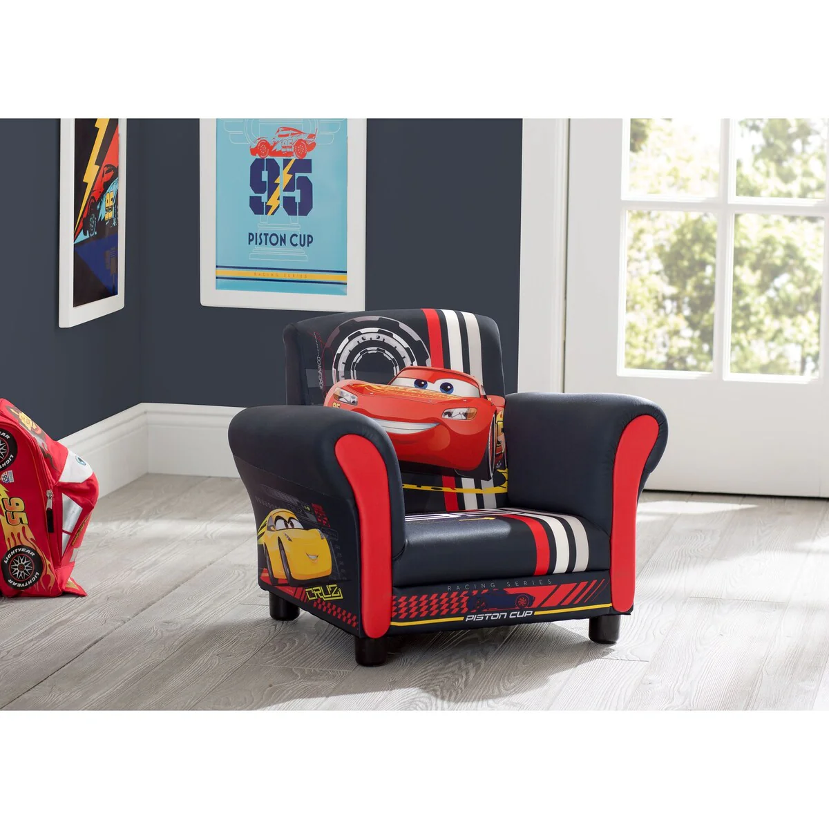 Cars Upholstered Chair by Delta Children