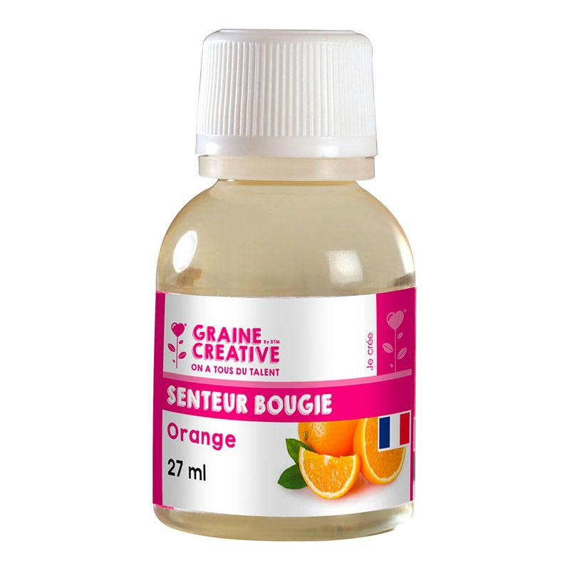 - Parfum pour bougie - senteur Orange 27 ml