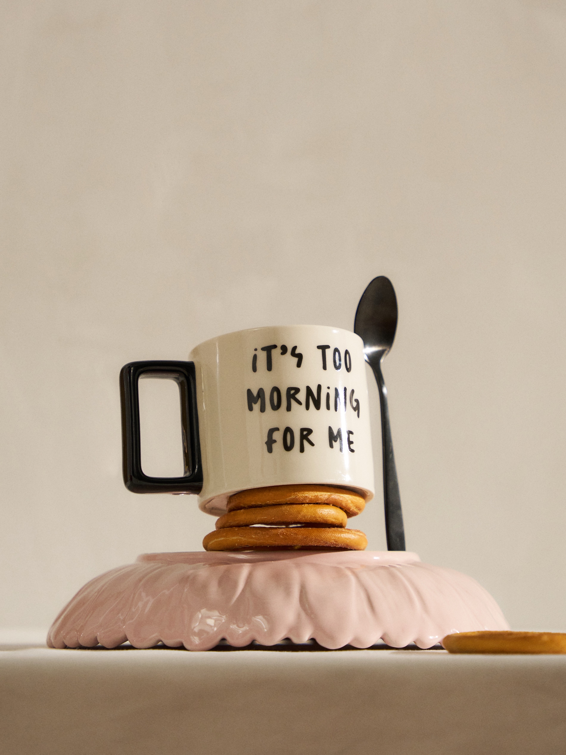 Ceramiczny kubek z napisem