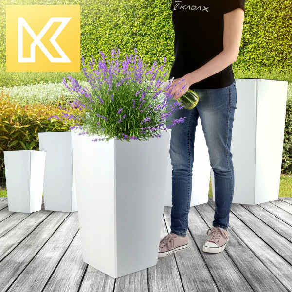 Kadax Donica   Wkład 34x68cm Wysoka Biała Połysk