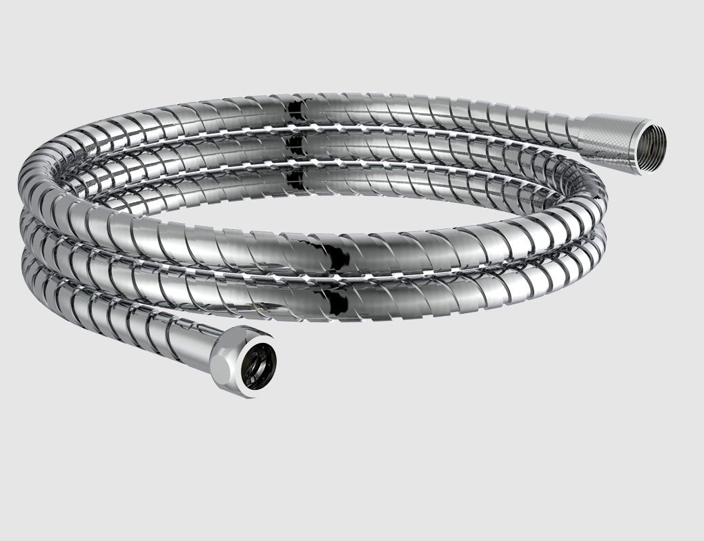 Brauseschlauch Edelstahl Chrom 2