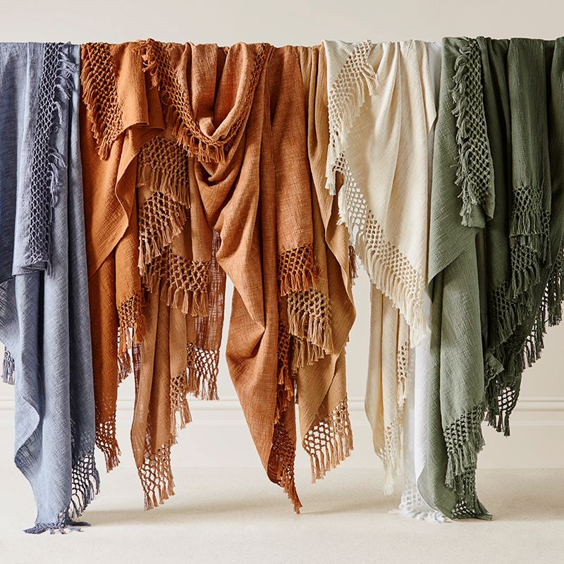 Macrame Knot Spices Marle Throw