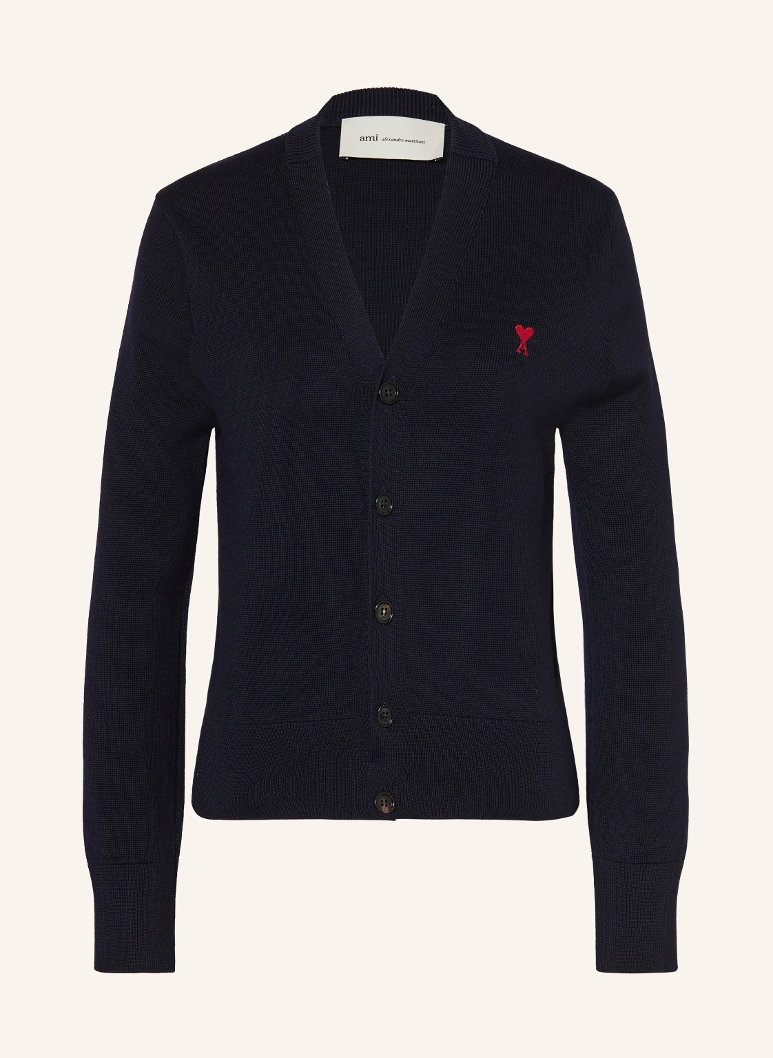 Ami Paris Strickjacke aus Merinowolle