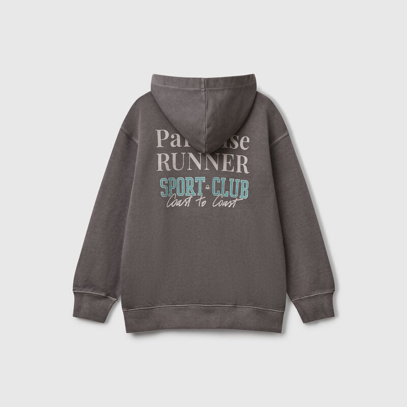 Oversized hoodie with print