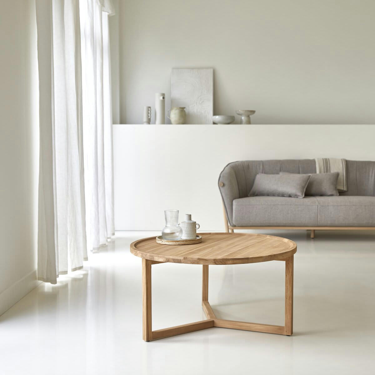ANA - Table basse en teck massif