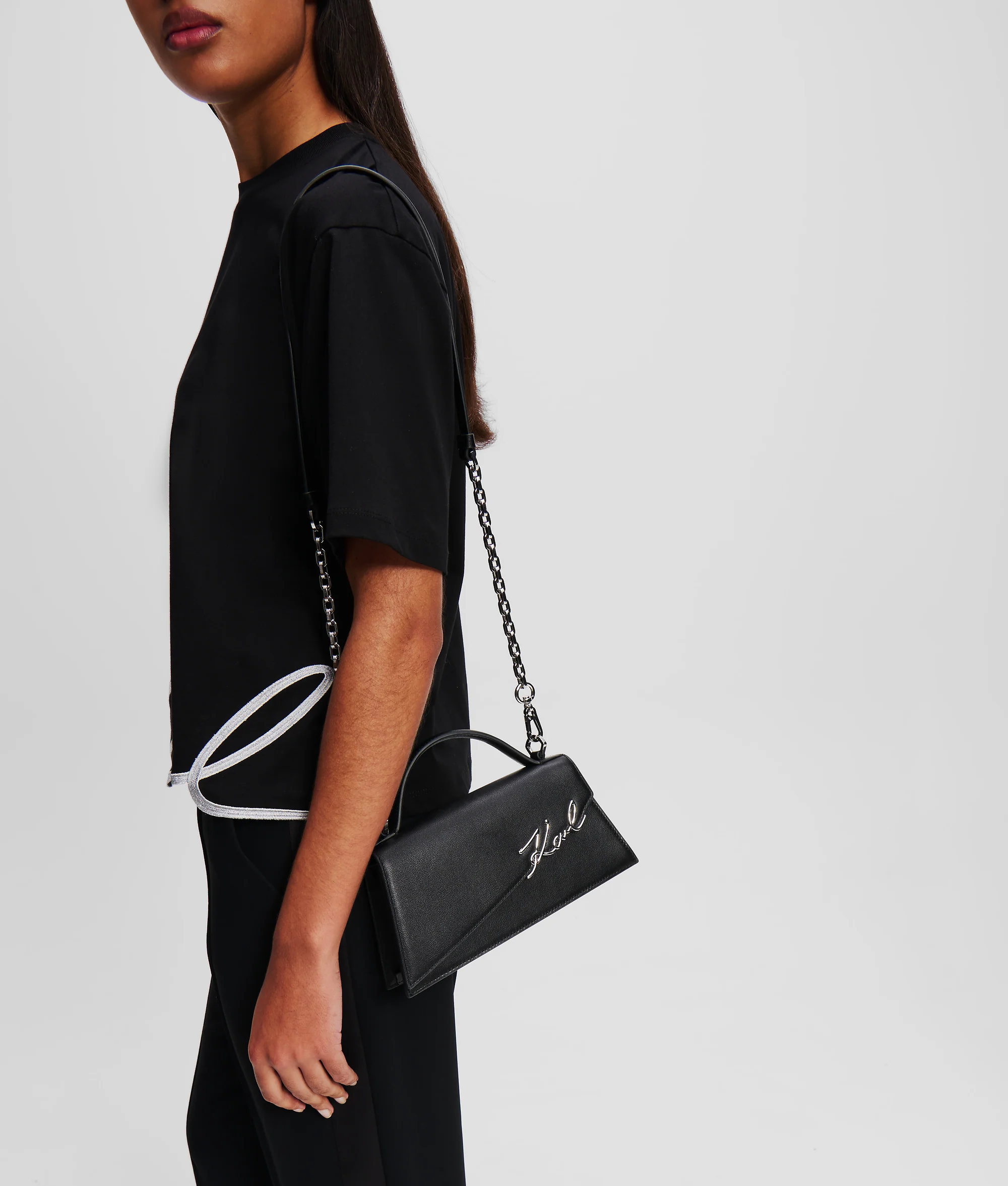 Sac bandoulière fin K/Signature