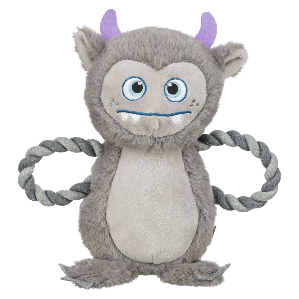 Trixie Monster with Rope Recycled Plush Toy