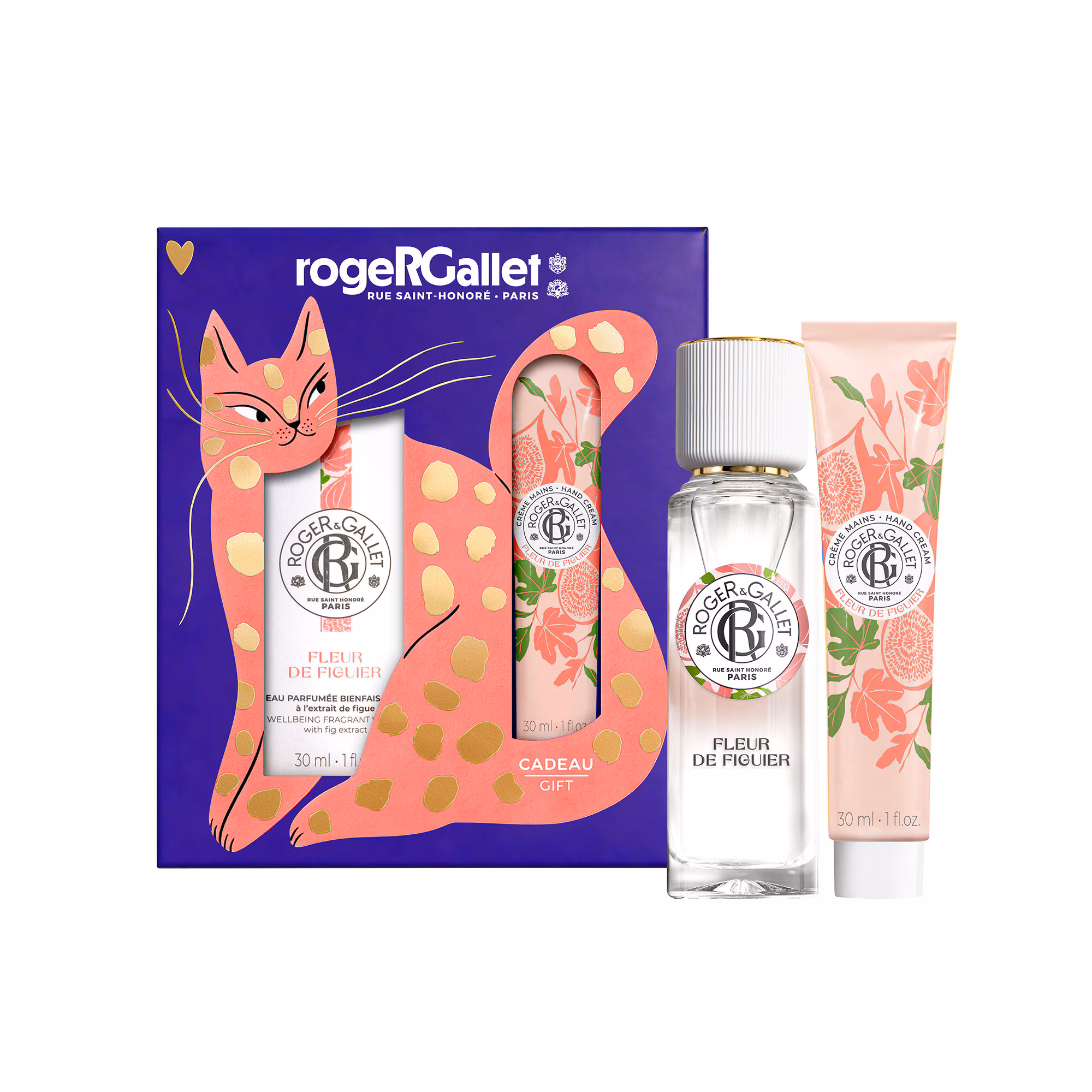 FLEUR DE FIGUIERCoffret - eau parfumée bienfaisante et crème mains