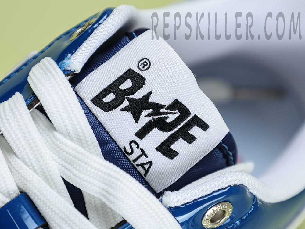 A BATHING APE BapeSta ‘France’ National Color White Red Blue Low Sneakers