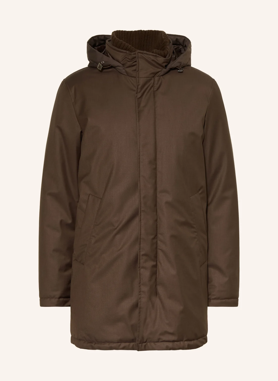 HERNO Daunenparka mit abnehmbarer Kapuze
