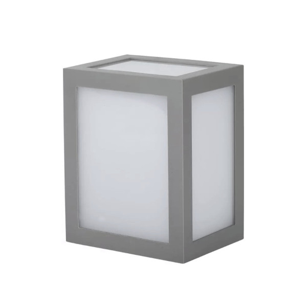 Kinkiet zewnętrzny VT-822-G 4000K szary LED 1x12W 1250lm IP65 V-TAC