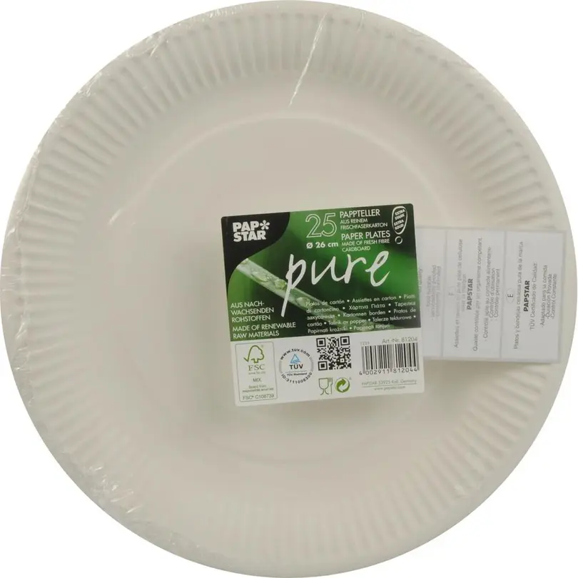 Flacher Teller Pure