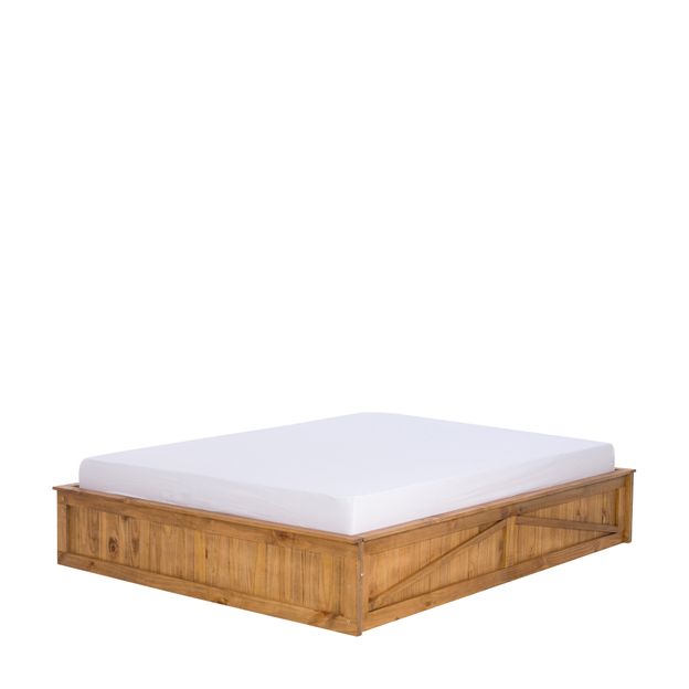CAMA QUEEN COM 2 GAVETAS 1,58 M CRATES