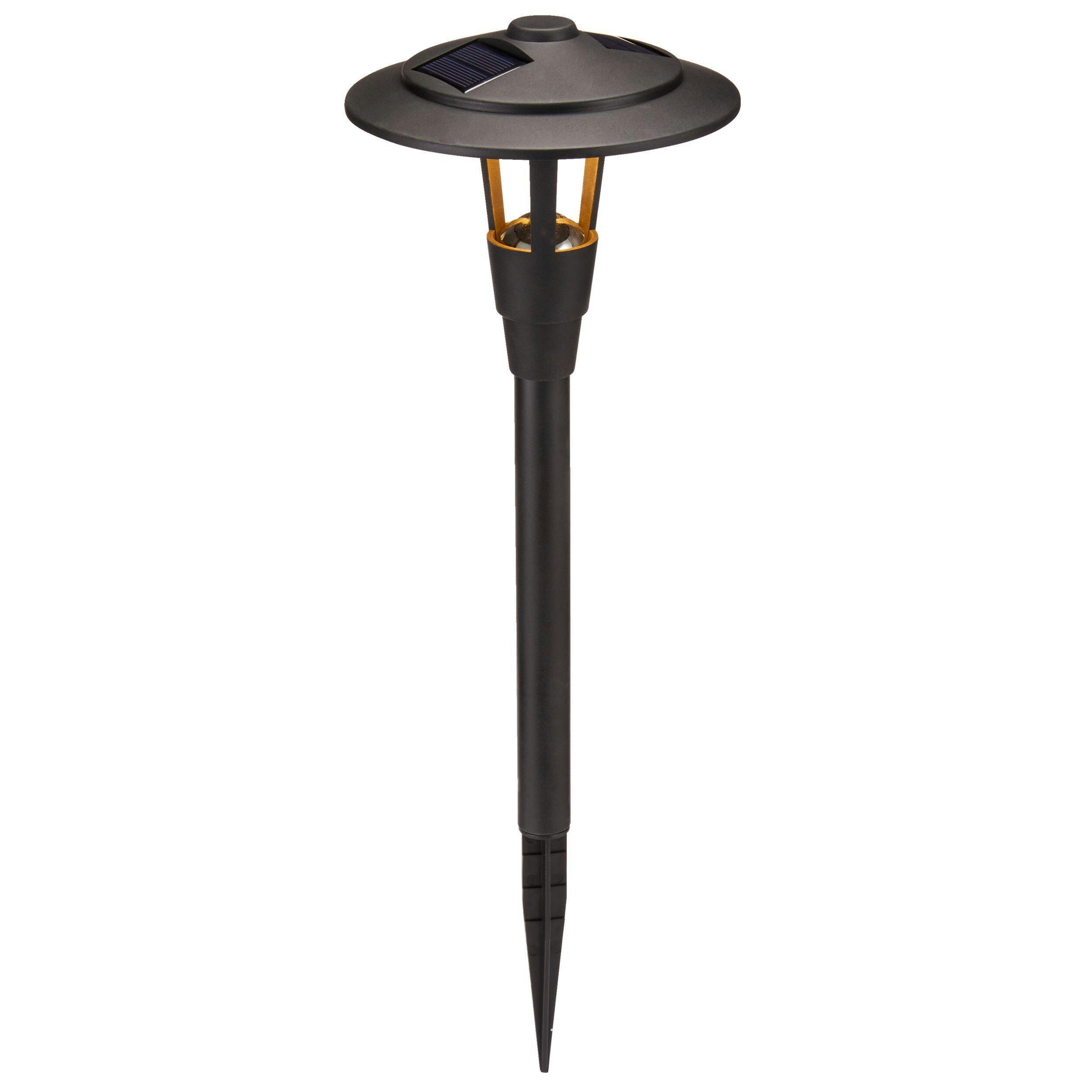 NOMA Outdoor Warm White LED Solar Plastic Dome Garden & Pathway Stake Light