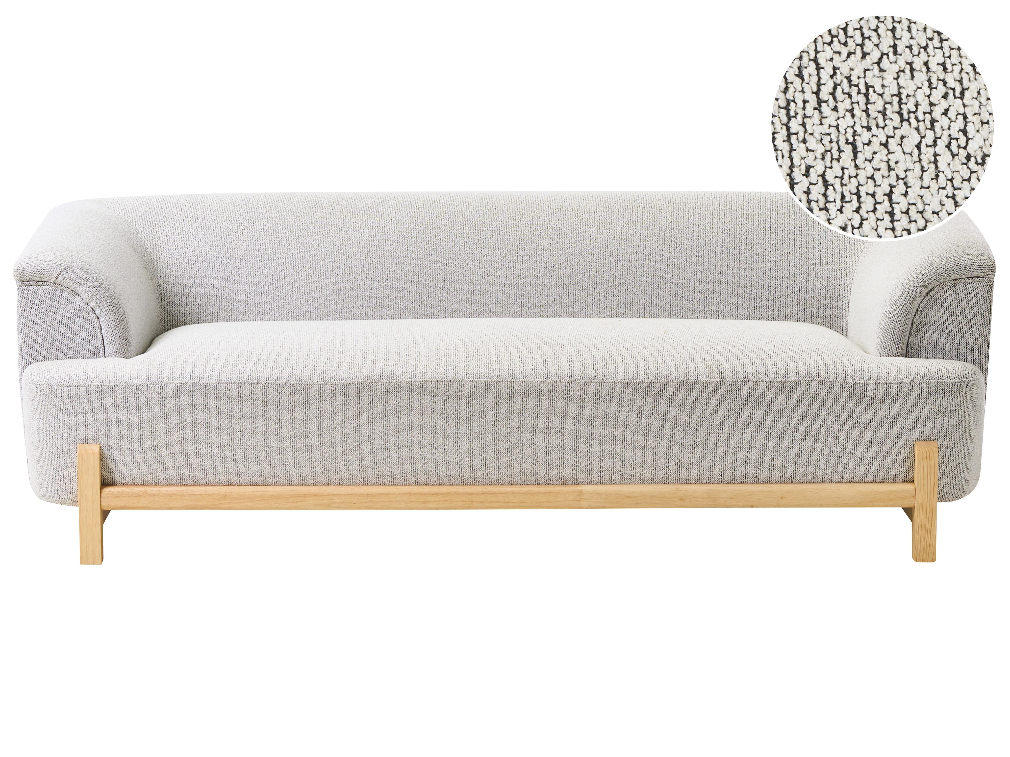 Sofa 2 Seater ALNOR Fabric Light Grey