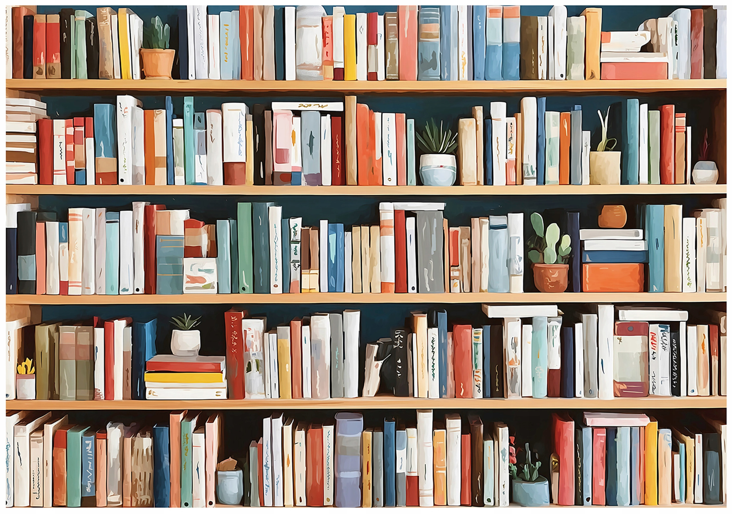 Fototapeta Biblioteka Brązowy Na Flizelinie Do Sypialni Salonu 250x175