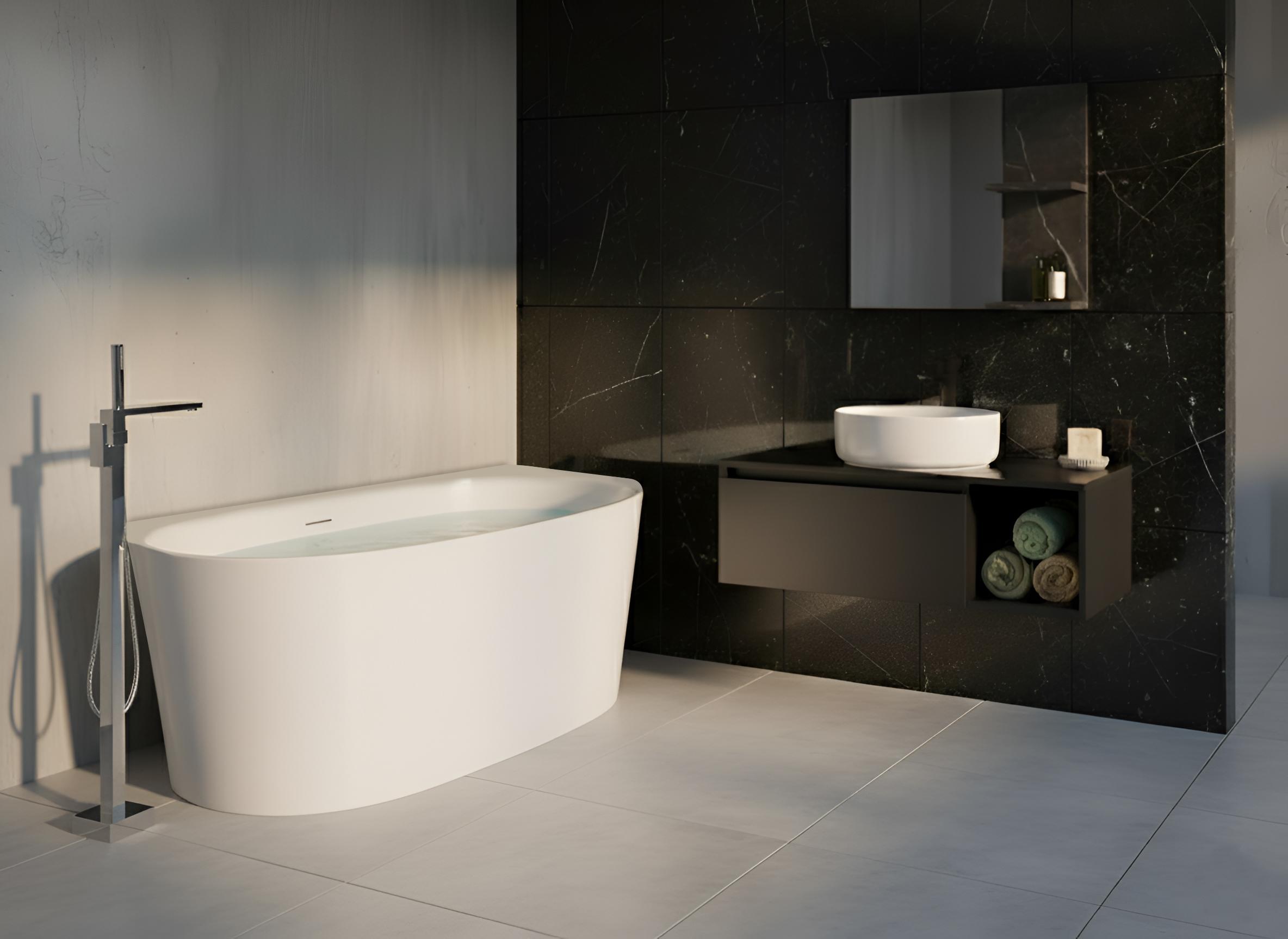 Bathtub PARNAIBA 1500 x 790 mm White