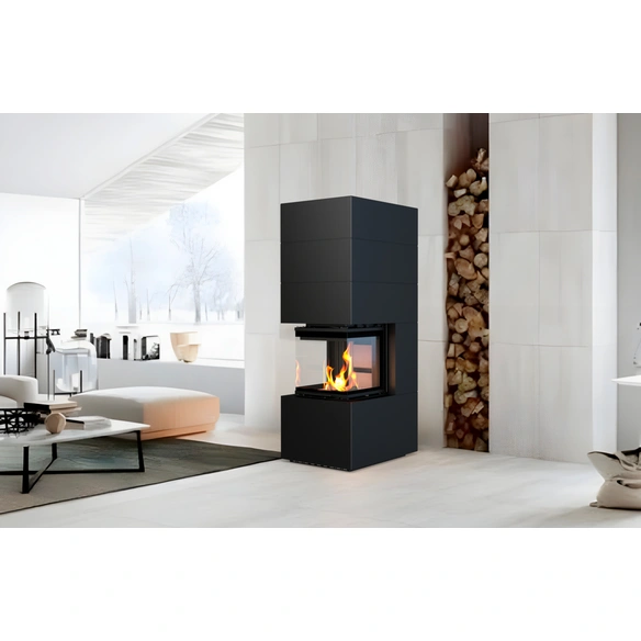 Kaminofen »Adastra 500 Plus Line«, Schwarz, Stahl, 11 kW