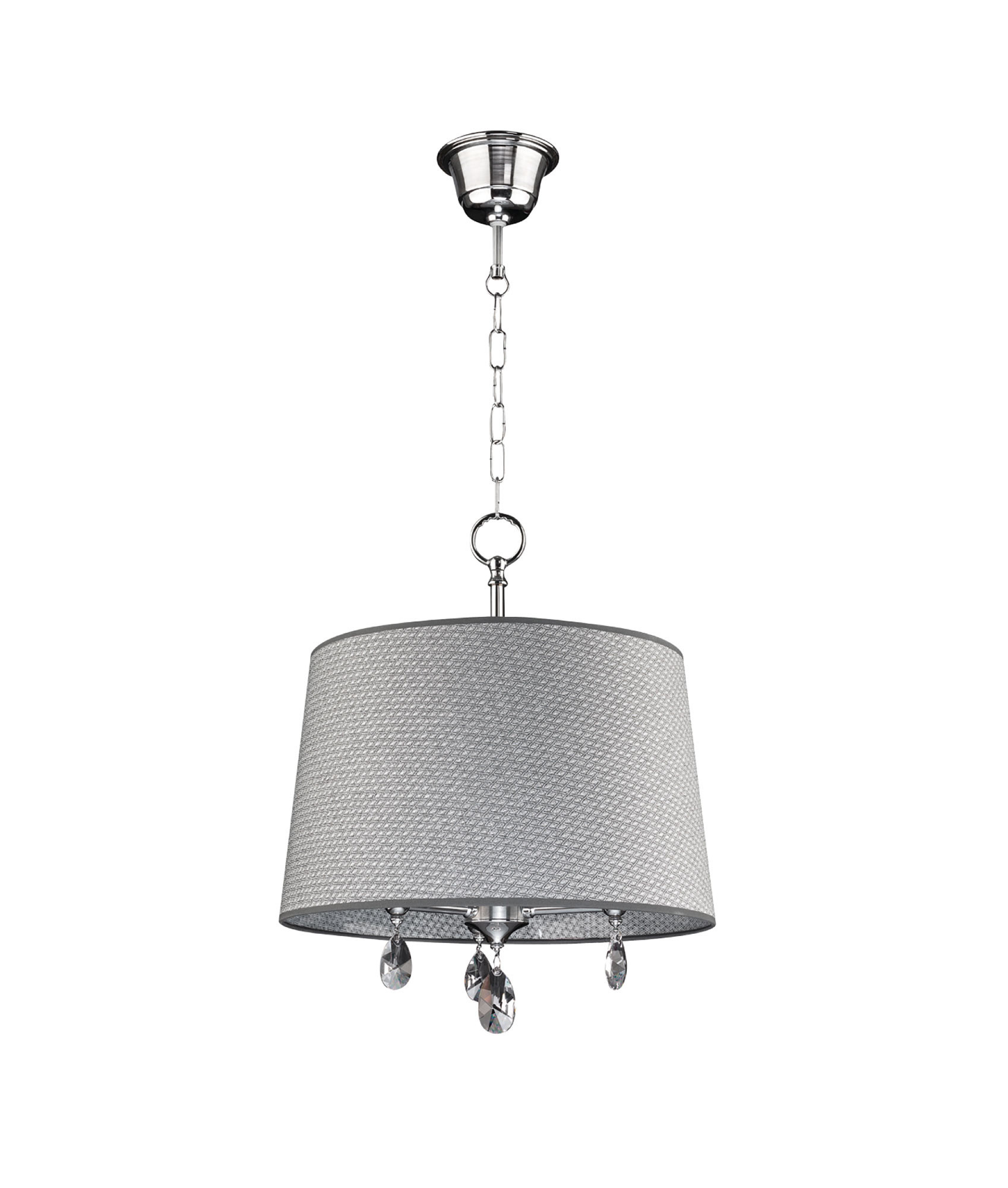 Lampa sufitowa EGIDAchromowana-szara 3xE27x15W IP20 Jupiter