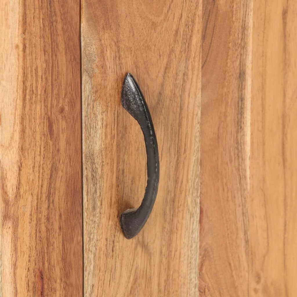 vidaXL Bedside Cabinet 15.7x11.8x19.7 Solid Acacia Wood