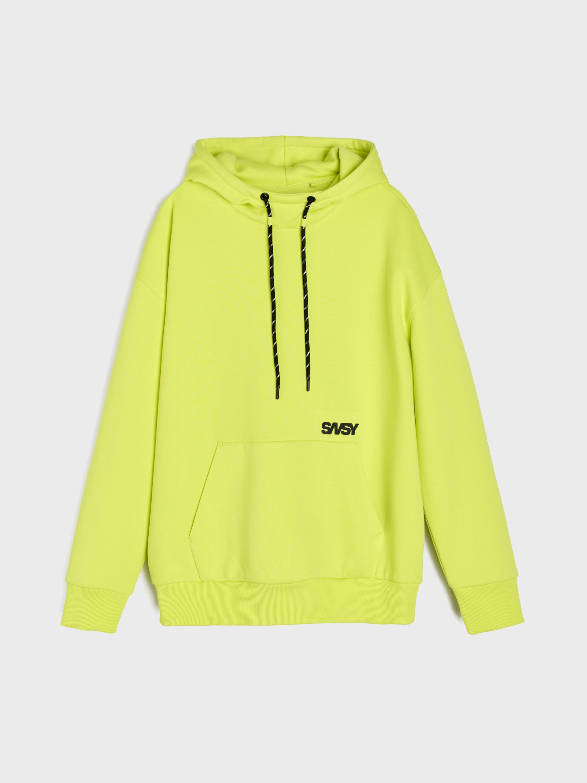 Bluza hoodie z wysokim kołnierzem
