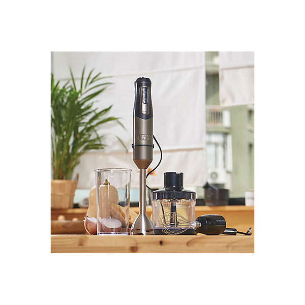 Mixeur plongeant 1200w gris/noir Black decker BXHBA1200E