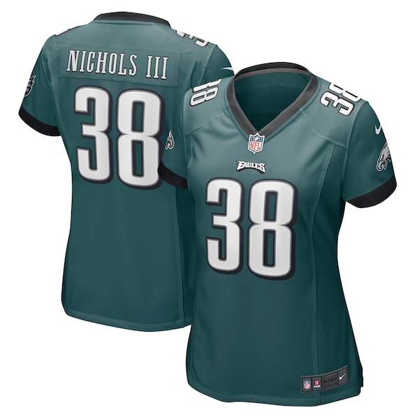 Lew Nichols III Philadelphia Eagles Nike Women's  Game Jersey - Midnight Green
