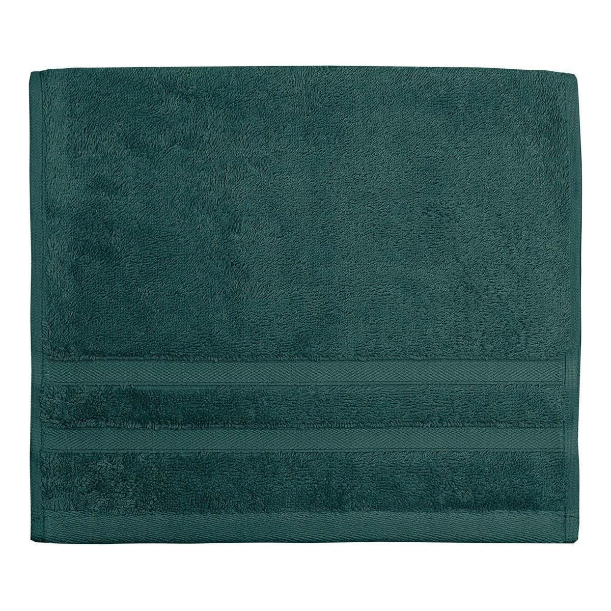 SENSILK - Lot de 3 serviettes invité 600 gr/m²  petrol 30x50 cm