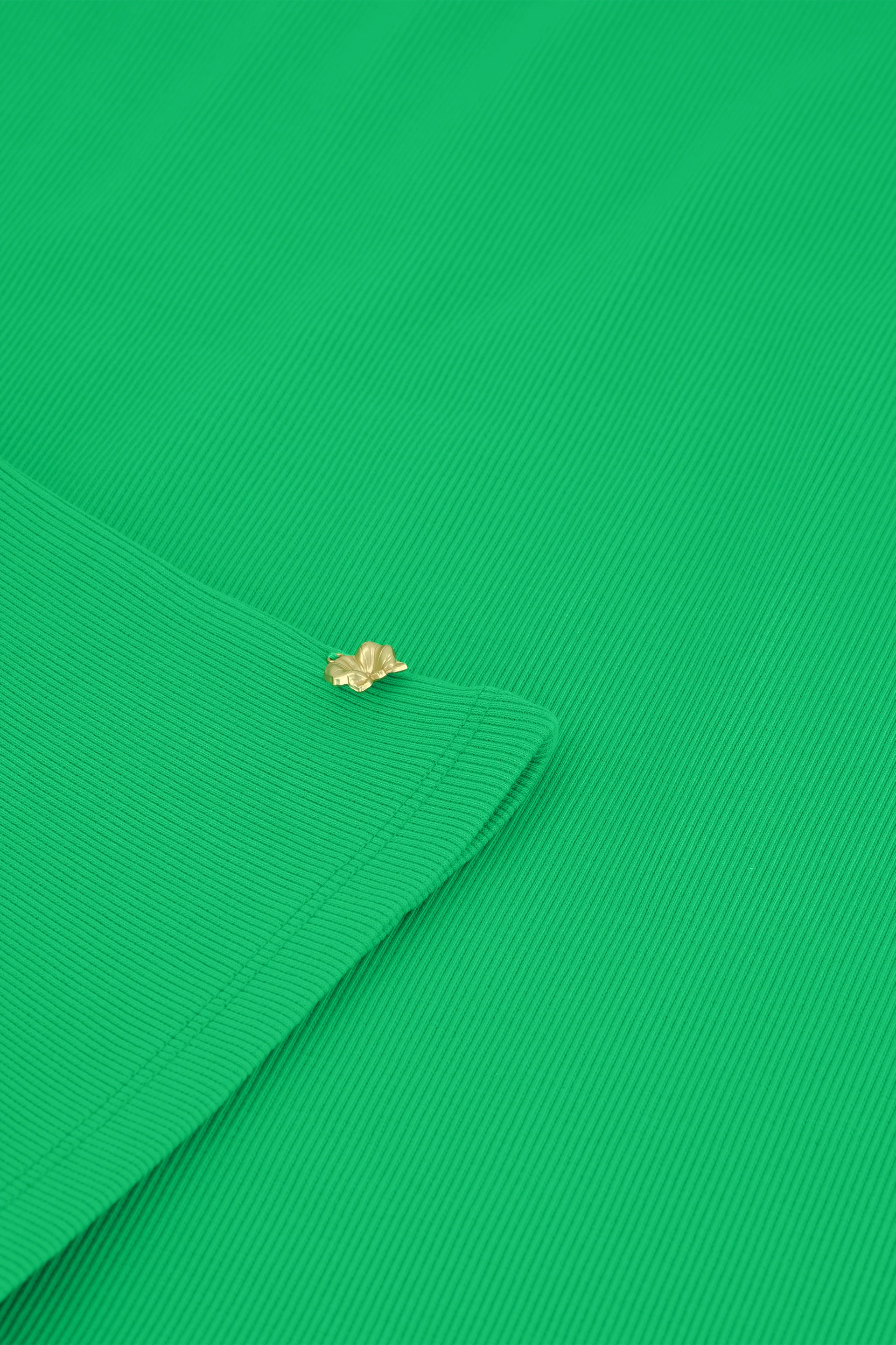 Rhea Top | Green Glimmer