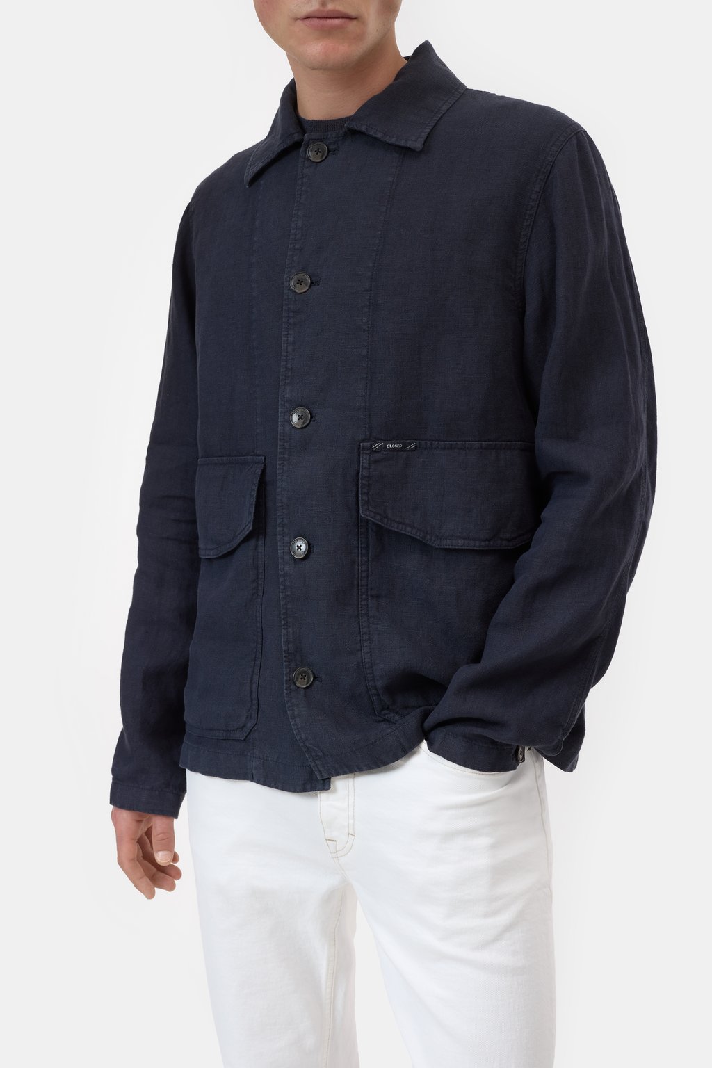 Cargo-Jacke aus Leinen