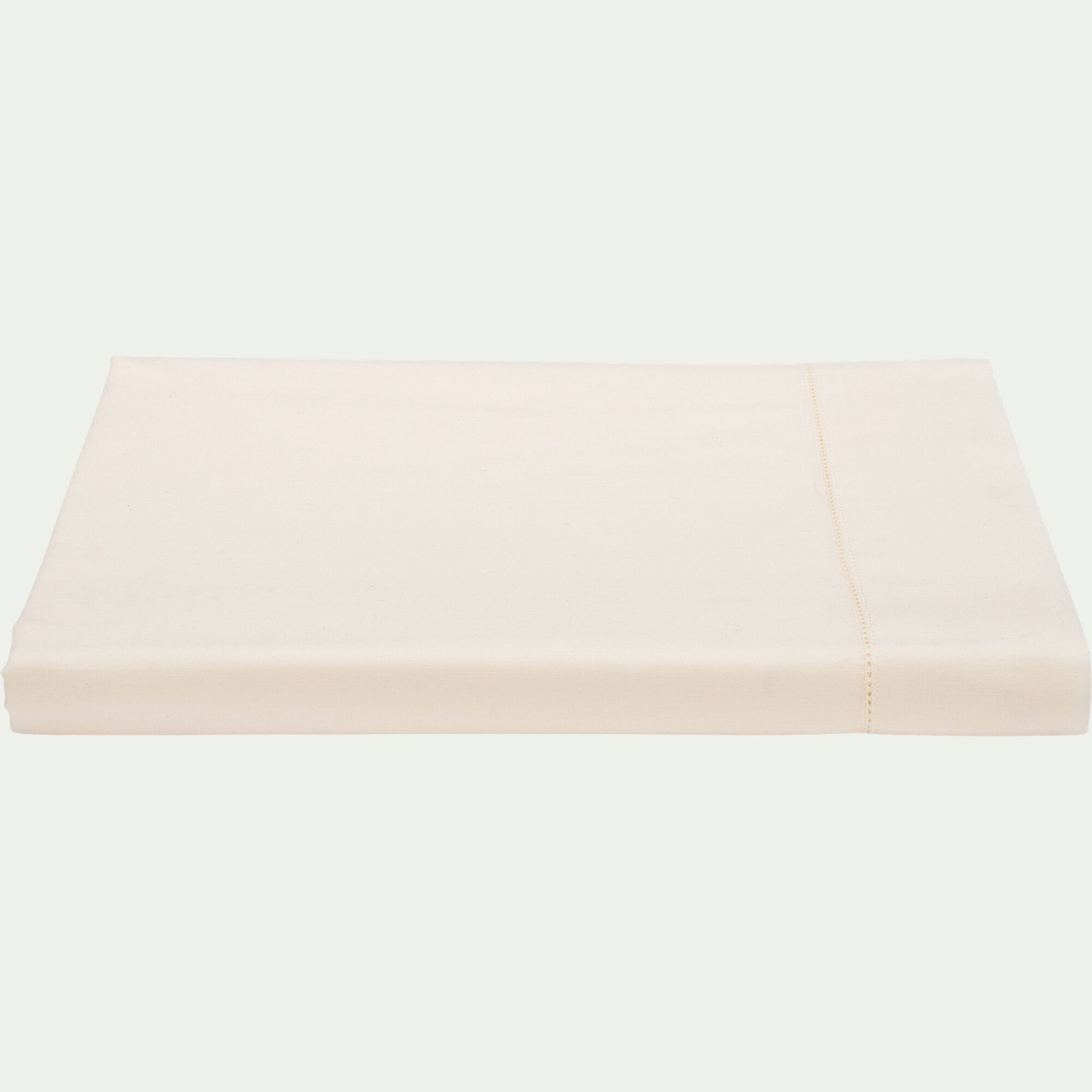 ORGANICA - Drap plat en coton bio 270x300cm - blanc ventoux