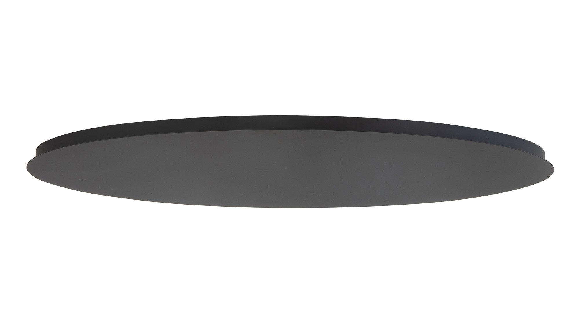 Ylumen plafondplaat ovaal - 100 x 3.5  cm - zwart