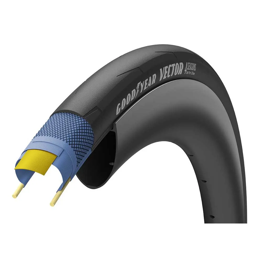 Goodyear Vector 4Seasons 60 TPI TLC Tubeless 700C x 32 road tyre