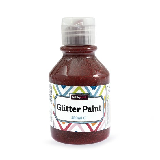 Red Glitter Paint 150ml