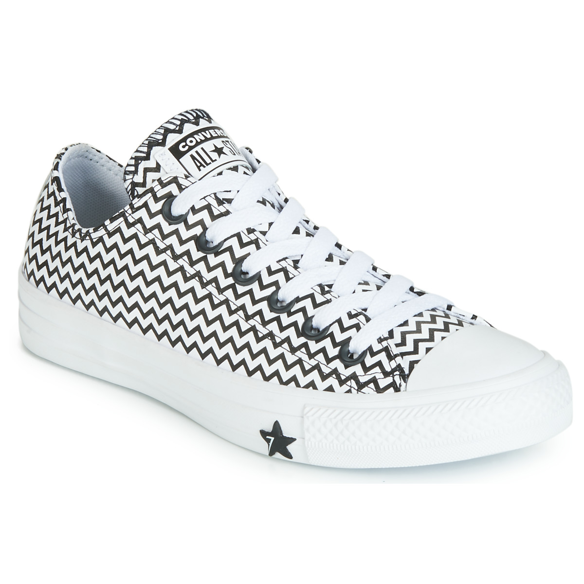 Converse - CHUCK TAYLOR ALL STAR VLTG LEATHER OX - White / Black
