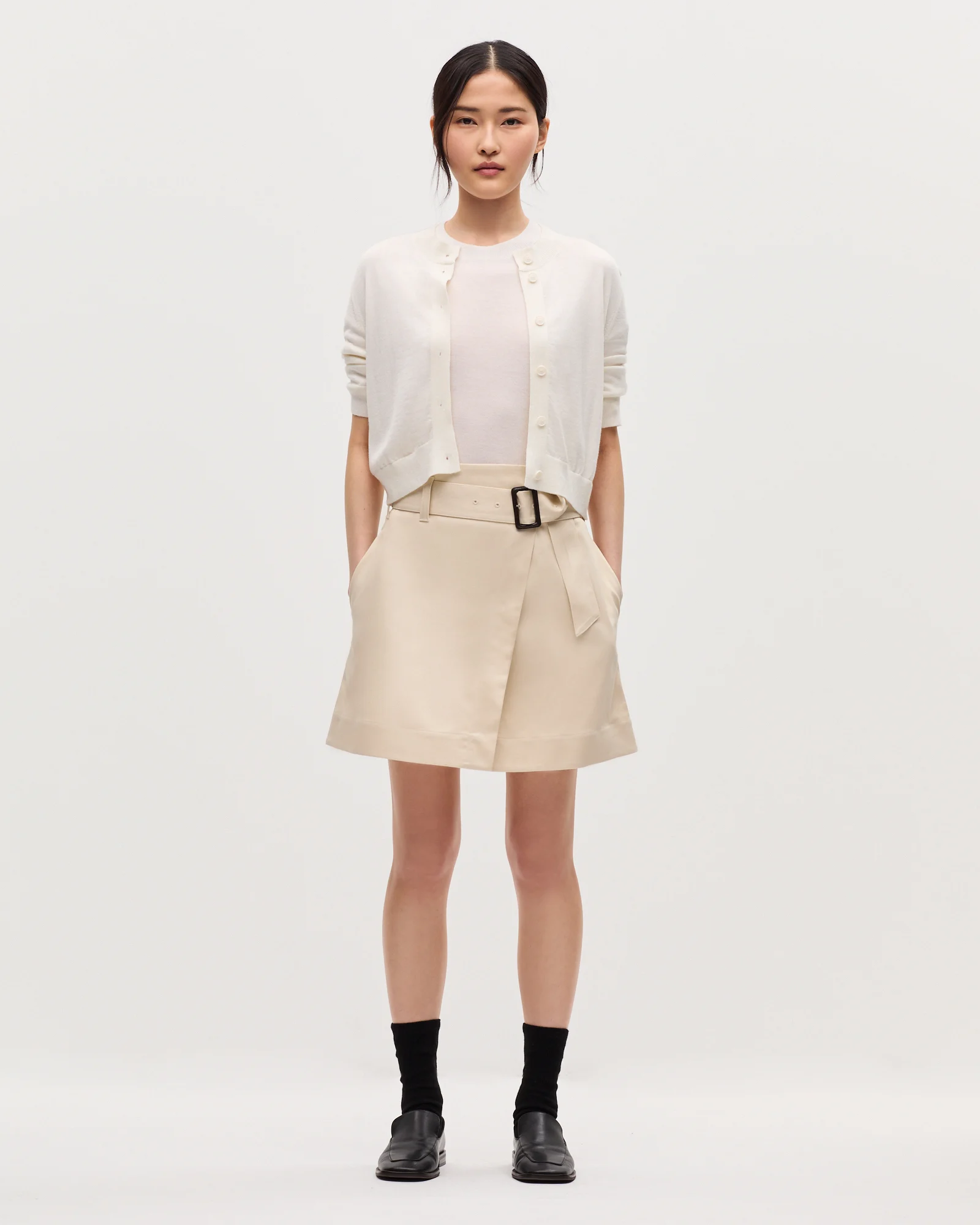 Jupe courte portefeuille