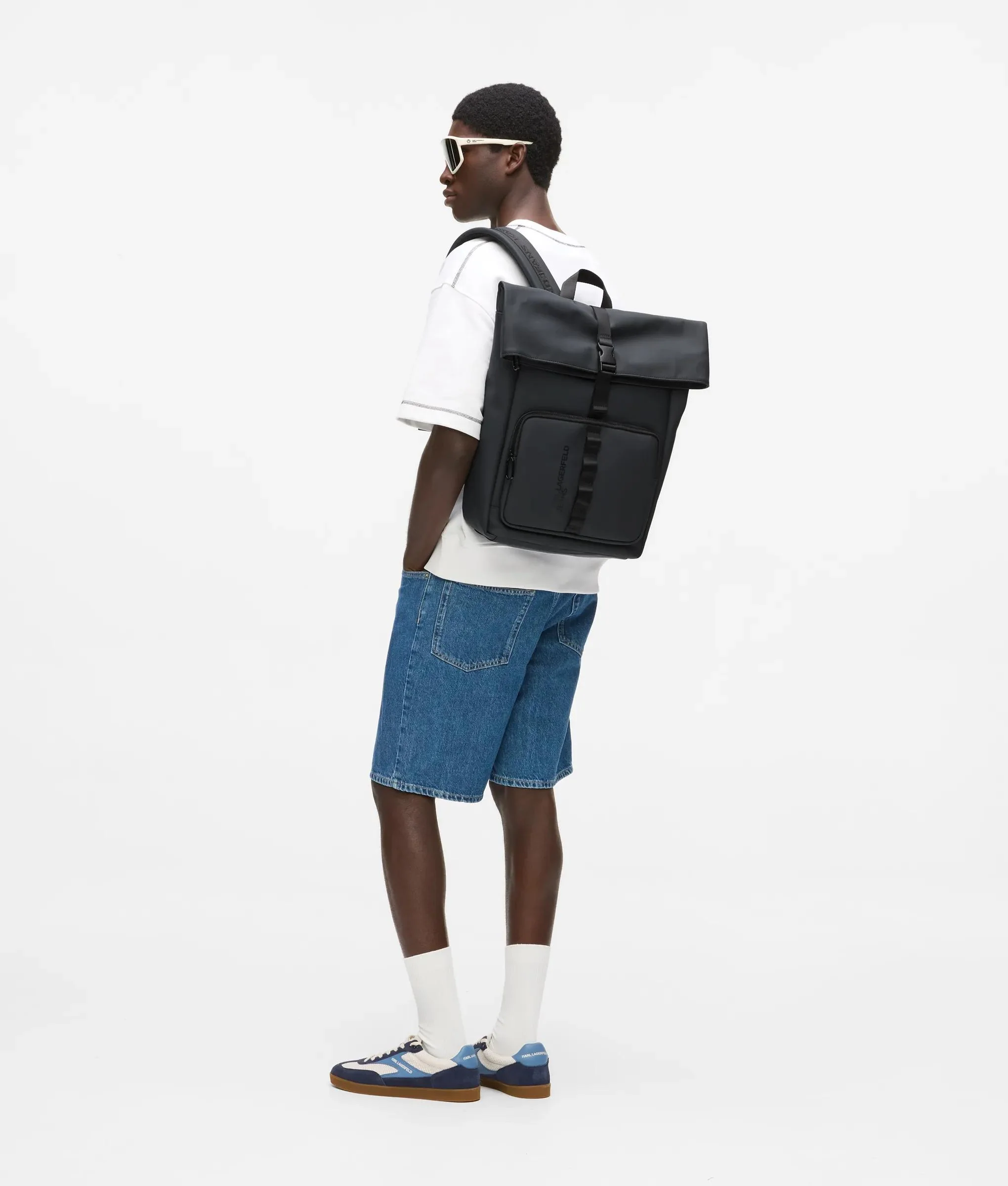 Sac à dos avec sangle enroulable