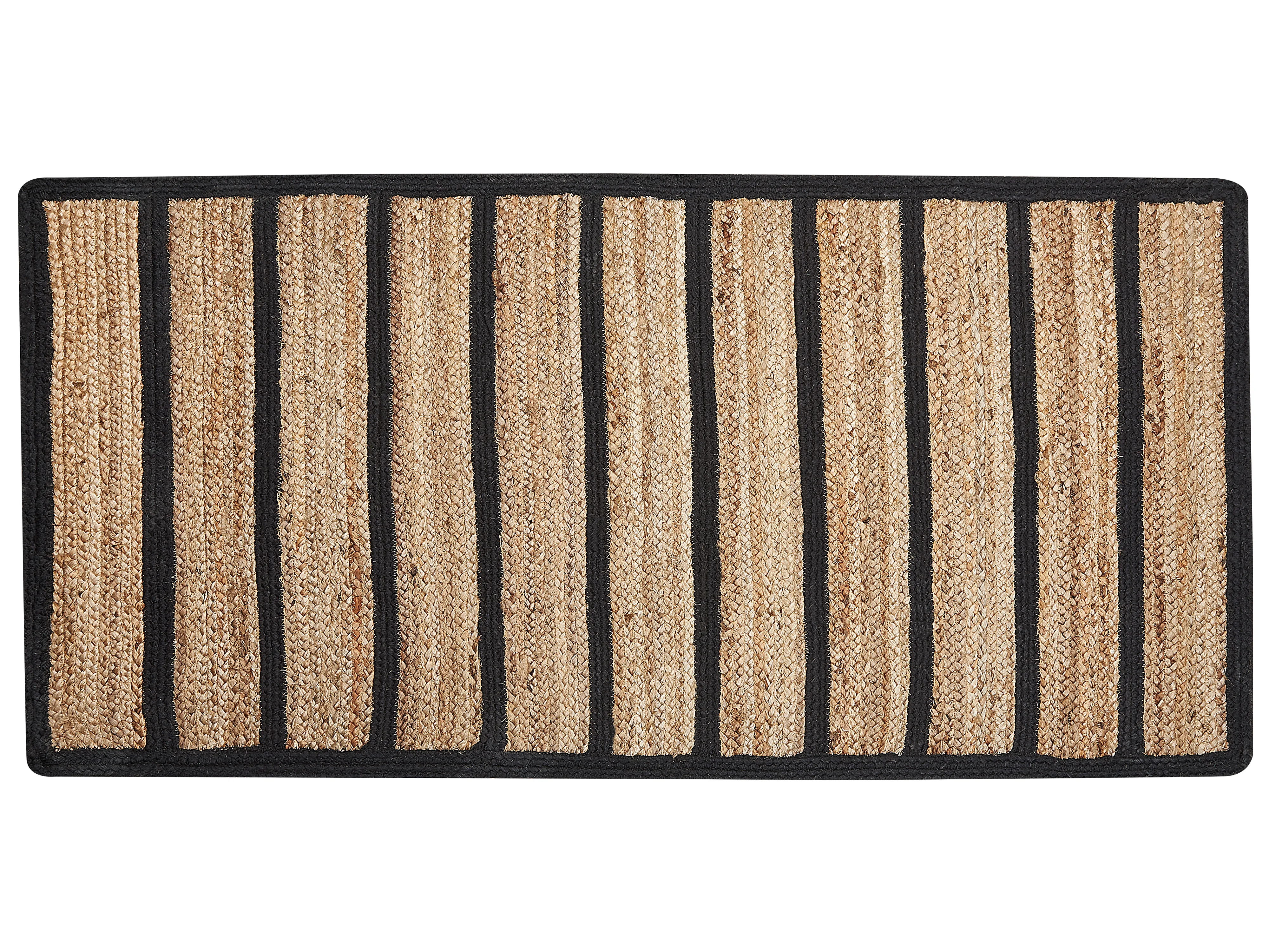 Rug KARADONA Beige 140 x 200 cm Jute